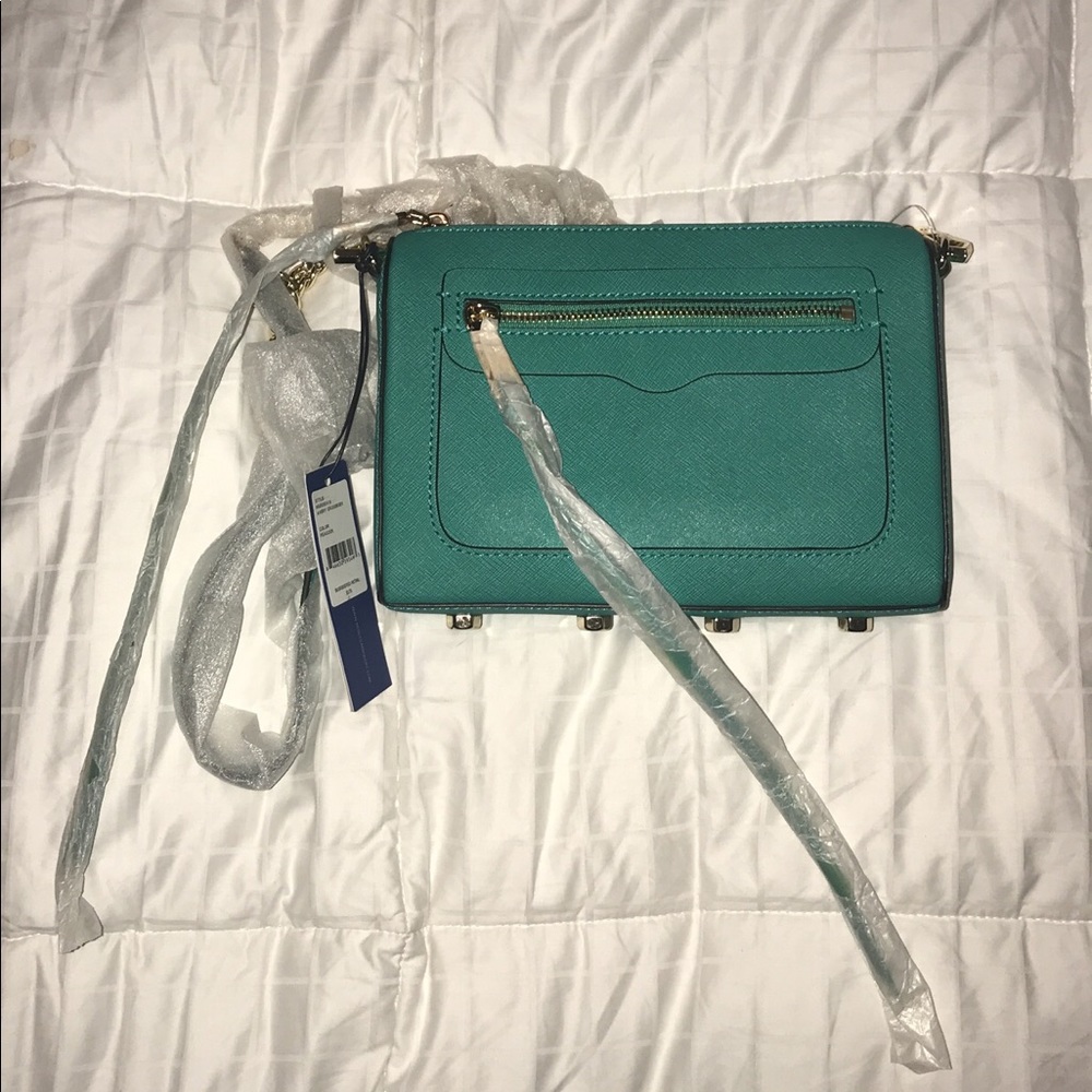 π Host Pick NWT Rebecca Minkoff Avery in Peacock - Picture 2 of 7